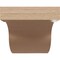 Ekena Millwork 5"W x 10"D x 5"H Wide Del Monte Rough Cedar Woodgrain TimberThane Corbel, Primed Tan CORUR05X10X05DELRCPR - alternate 5